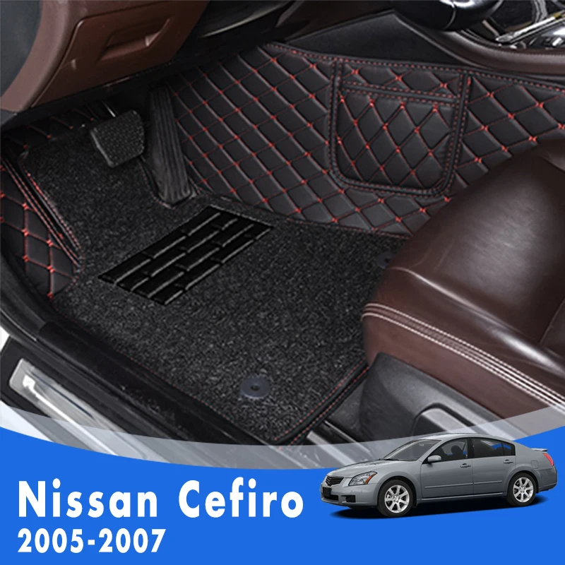 LHD Luxury Double layer Wire loop Carpets Car Floor Mats For Nissan Cefiro 2007 2006 2005 Auto Interior Styling Cover Decor
LHD Luxury Double layer Wire loop Carpets Car Floor Mats For Nissan Cefiro 2007 2006 2005 Auto Interior Styling Cover Decor