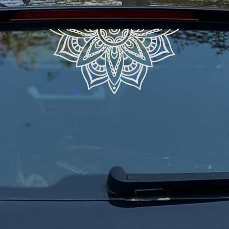 Black/White Small Size Geometric Half Mandala Car Sticker Removable Camper Waterproof Window Body Decal CL930
Black/White Small Size Geometric Half Mandala Car Sticker Removable Camper Waterproof Window Body Decal CL930
