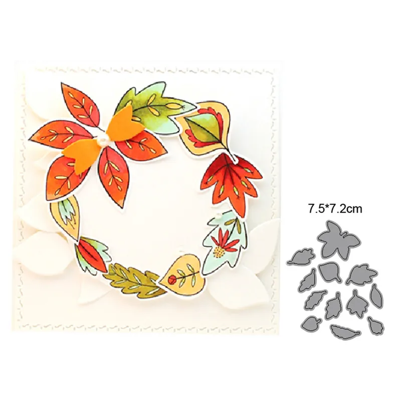 Leafy Wreath Metal Cutting Dies Cut Die Mold Scrapbooking dies Decoration Paper Craft Embossing Dies New For 2021 Stencils dies
Leafy Wreath Metal Cutting Dies Cut Die Mold Scrapbooking dies Decoration Paper Craft Embossing Dies New For 2021 Stencils dies