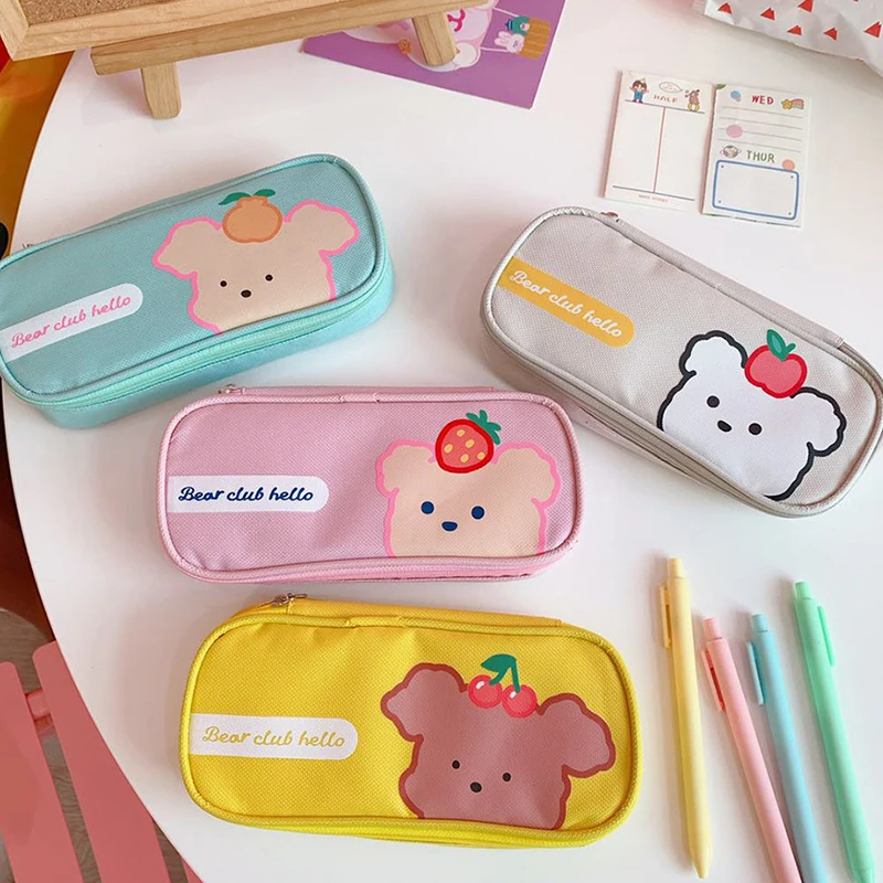 1PC Pencil Case Large Capacity Canvas Pencil Box Cute Cartoon Pencil Bag for School Stationary Supplies Kids Gift
1PC Pencil Case Large Capacity Canvas Pencil Box Cute Cartoon Pencil Bag for School Stationary Supplies Kids Gift