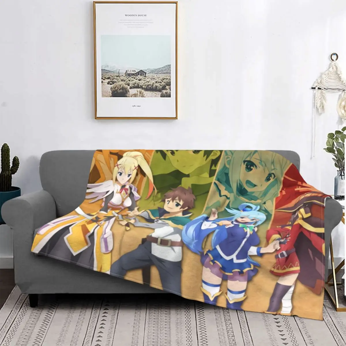 Одеяло Konosuba с бархатным принтом, многофункциональное легкое одеяло для кровати
Одеяло Konosuba с бархатным принтом, многофункциональное легкое одеяло для кровати