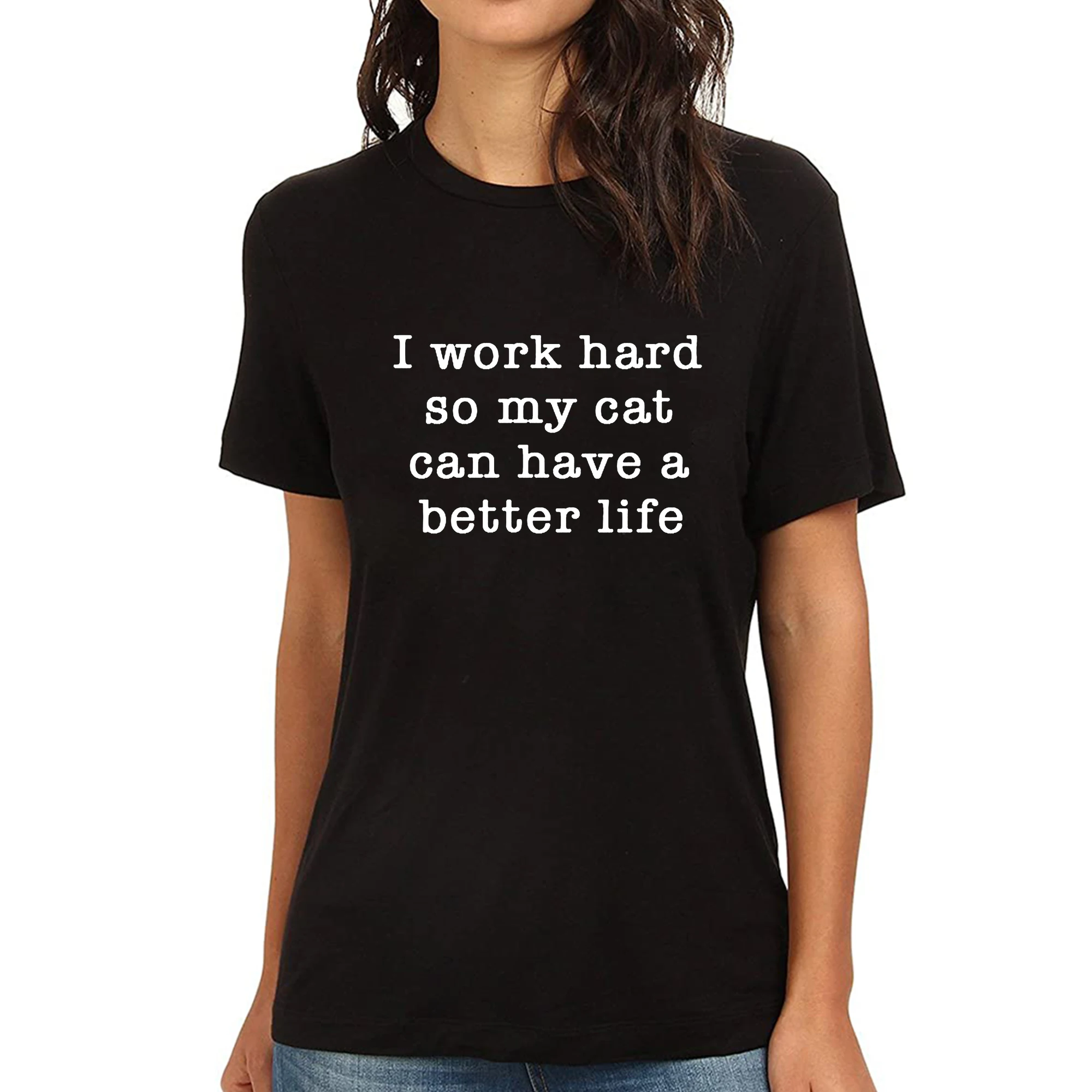 Lyprerazy Women's I work hard so my cat может иметь лучшую жизнь смешная Футболка с принтом
Lyprerazy Women's I work hard so my cat может иметь лучшую жизнь смешная Футболка с принтом