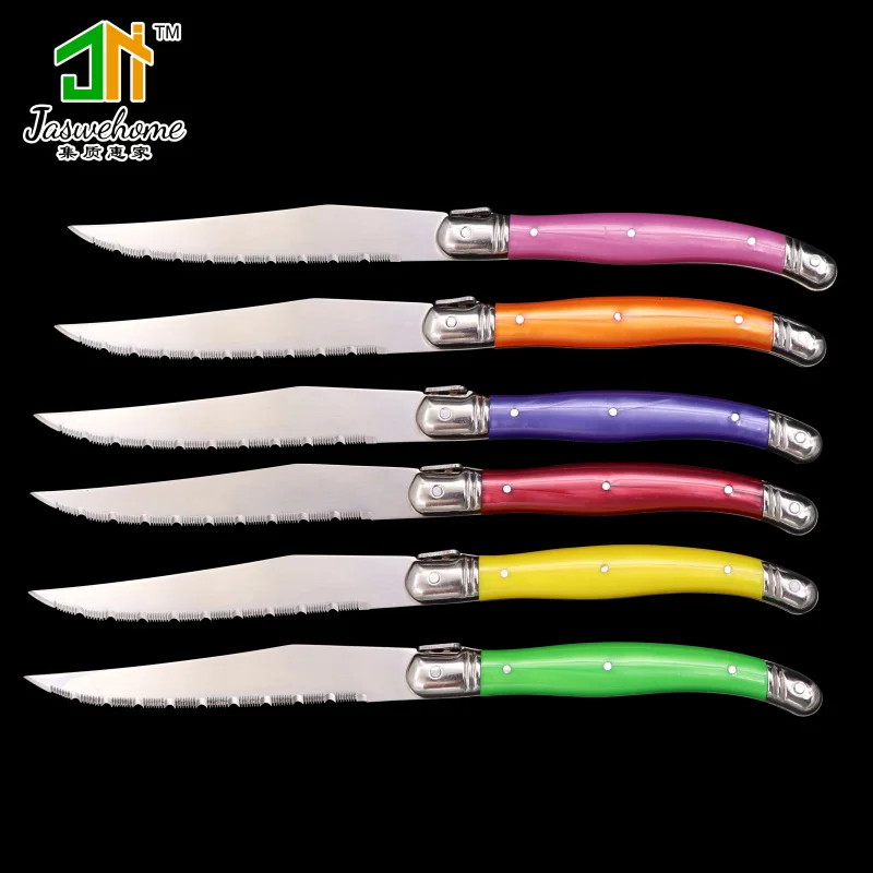 6pcs Stainless Steel Laguiole Steak Knife Set Dinner Table Knife Flatware Dessert Knife Set Of Knives For Dinner
6pcs Stainless Steel Laguiole Steak Knife Set Dinner Table Knife Flatware Dessert Knife Set Of Knives For Dinner