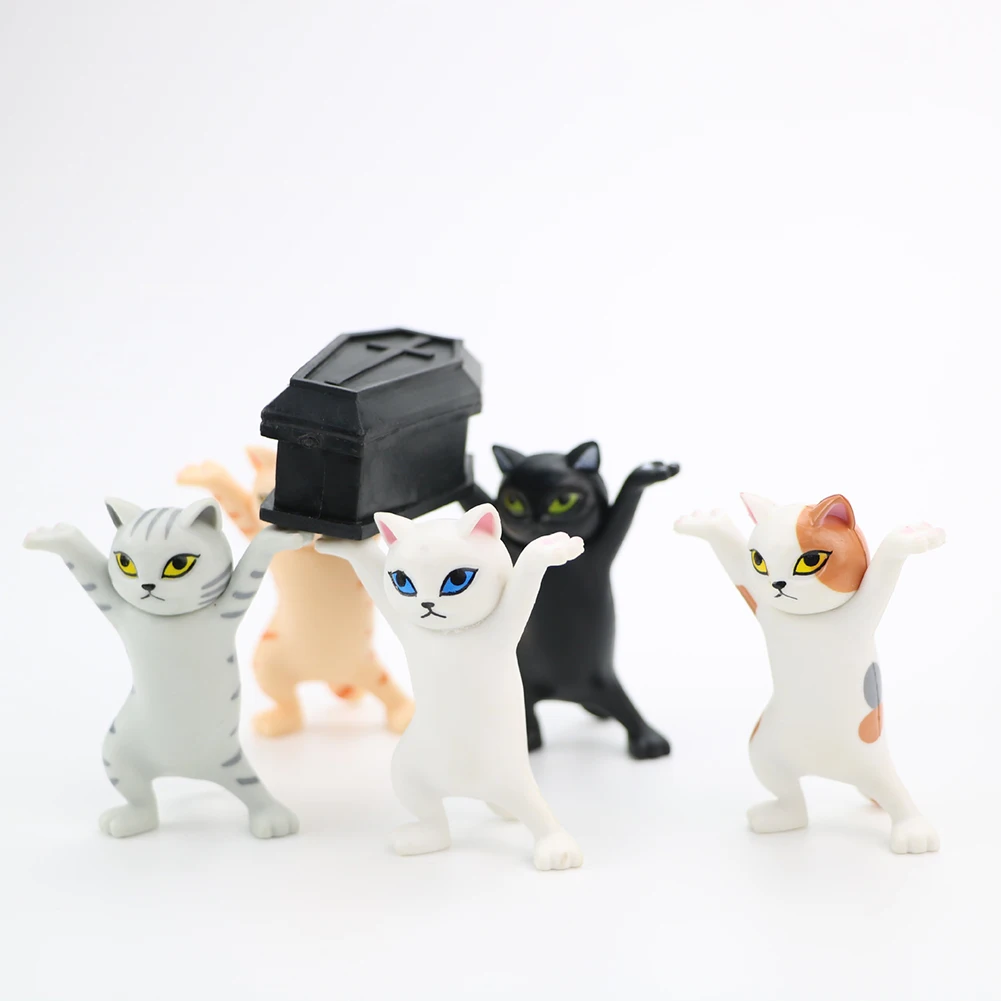 Creative Carrying Coffin Cat Figure Funny Cat Statue Home Decoration Pen Holder Bookshelf Handmade Doll Toy Gift For Children
Creative Carrying Coffin Cat Figure Funny Cat Statue Home Decoration Pen Holder Bookshelf Handmade Doll Toy Gift For Children