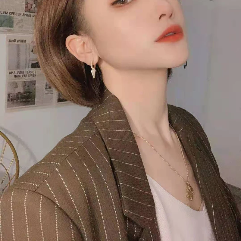 OEVAS Sterling 100% 925 Silver High Carbon Diamond 18K Gold V-shape Earring For Women Wedding Birthday Stone Jewelry Dropship
OEVAS Sterling 100% 925 Silver High Carbon Diamond 18K Gold V-shape Earring For Women Wedding Birthday Stone Jewelry Dropship