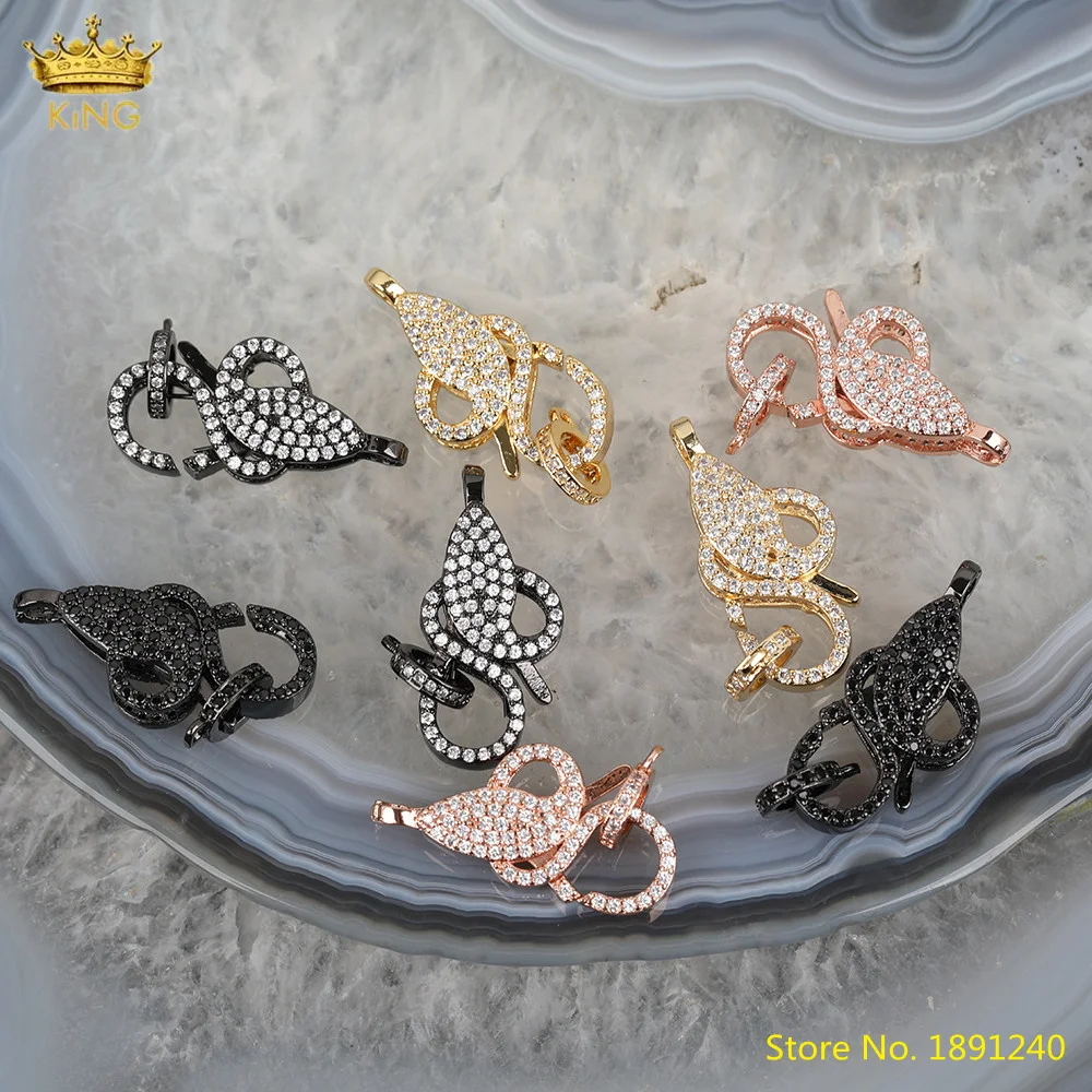 5pcs CZ Micro Paved & Shape Open Lobster Clasps Fashion Jewelry,Zirconia Lock Carabiner Clasps For Bracelet Making Findings
5pcs CZ Micro Paved & Shape Open Lobster Clasps Fashion Jewelry,Zirconia Lock Carabiner Clasps For Bracelet Making Findings