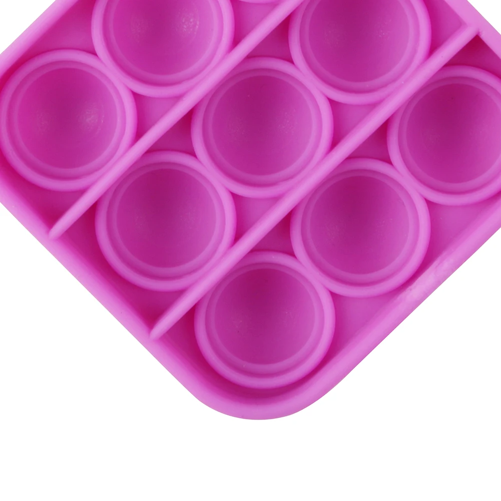 Square Push Bubble Sensory Squeeze Fidget Antistress Pendant Toys Adult Kid Soft Silicone Stress Relief Decompression Keychain
Square Push Bubble Sensory Squeeze Fidget Antistress Pendant Toys Adult Kid Soft Silicone Stress Relief Decompression Keychain