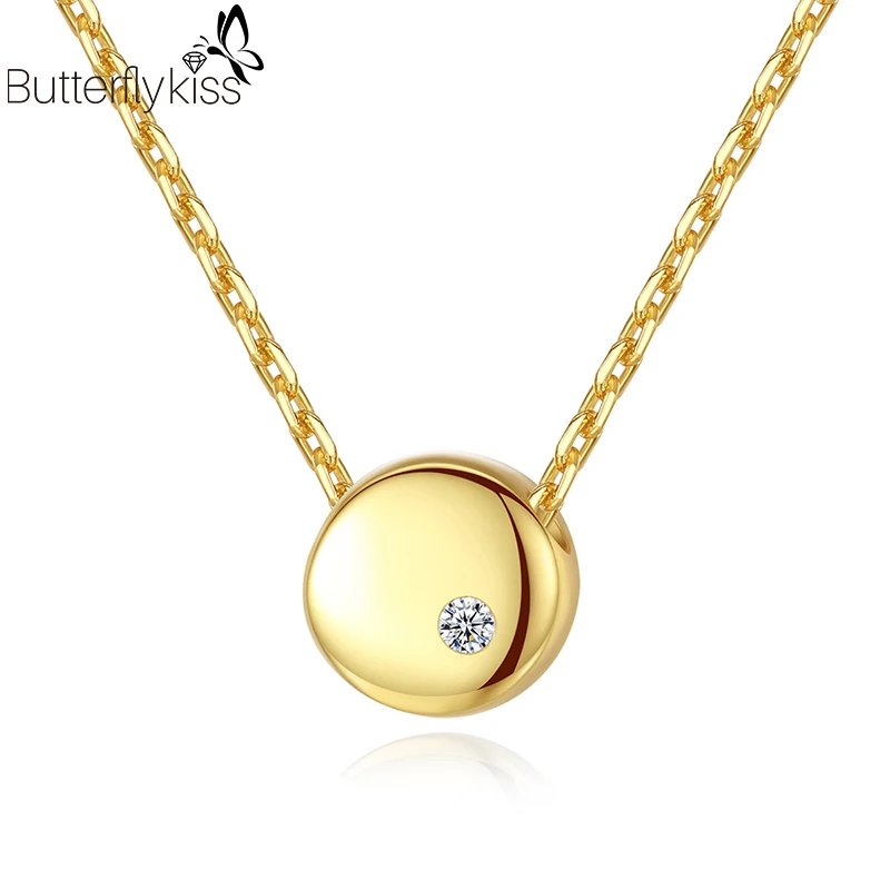 BK New Trendy Zircon Gemstone Pendant Necklaces For Women Girl Round Real 925 Sterling Silver Engagement Wedding Female Gifts
BK New Trendy Zircon Gemstone Pendant Necklaces For Women Girl Round Real 925 Sterling Silver Engagement Wedding Female Gifts