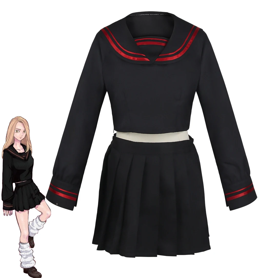 Anime Tokyo Revengers Shiba Yuzuha Cosplay Coat School Uniform Girls Women JK Sailor Suit Top Skirt Costumes
Anime Tokyo Revengers Shiba Yuzuha Cosplay Coat School Uniform Girls Women JK Sailor Suit Top Skirt Costumes