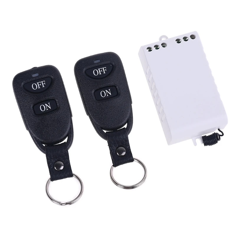 85V-250V Wireless Remote Control Switch + 2pcs ON/OFF Keys 433Mhz Transmitter 20CB
85V-250V Wireless Remote Control Switch + 2pcs ON/OFF Keys 433Mhz Transmitter 20CB