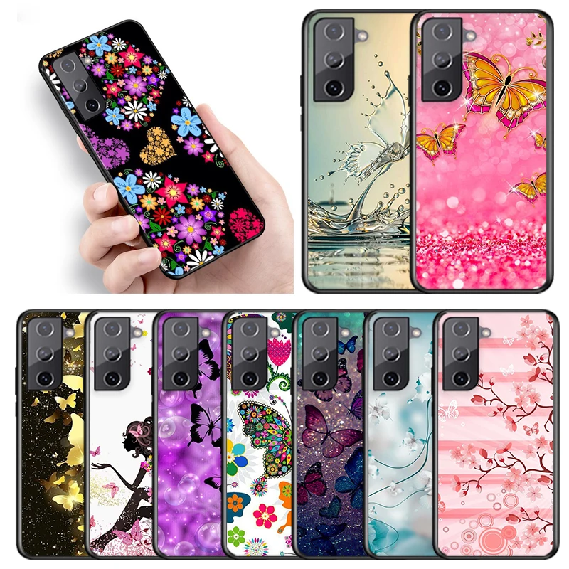 Butterfly Mandala Flower For Samsung S22 S21 S20 FE Ultra Pro Lite S10 5G S10E S9 S8 S7 S6 Edge Plus Black Phone Case Capa
Butterfly Mandala Flower For Samsung S22 S21 S20 FE Ultra Pro Lite S10 5G S10E S9 S8 S7 S6 Edge Plus Black Phone Case Capa