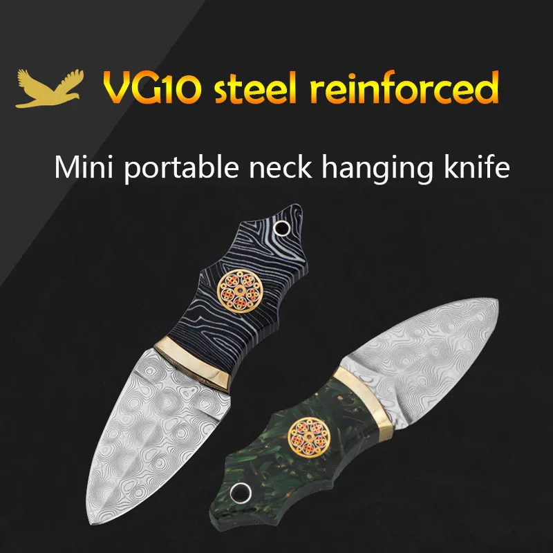 Critical Strike S301 VG10 Steel Reinforced Mini Portable Neck Hanging Knife Small Exquisite Easy To Carry Chaff Resin G10 Handle
Critical Strike S301 VG10 Steel Reinforced Mini Portable Neck Hanging Knife Small Exquisite Easy To Carry Chaff Resin G10 Handle