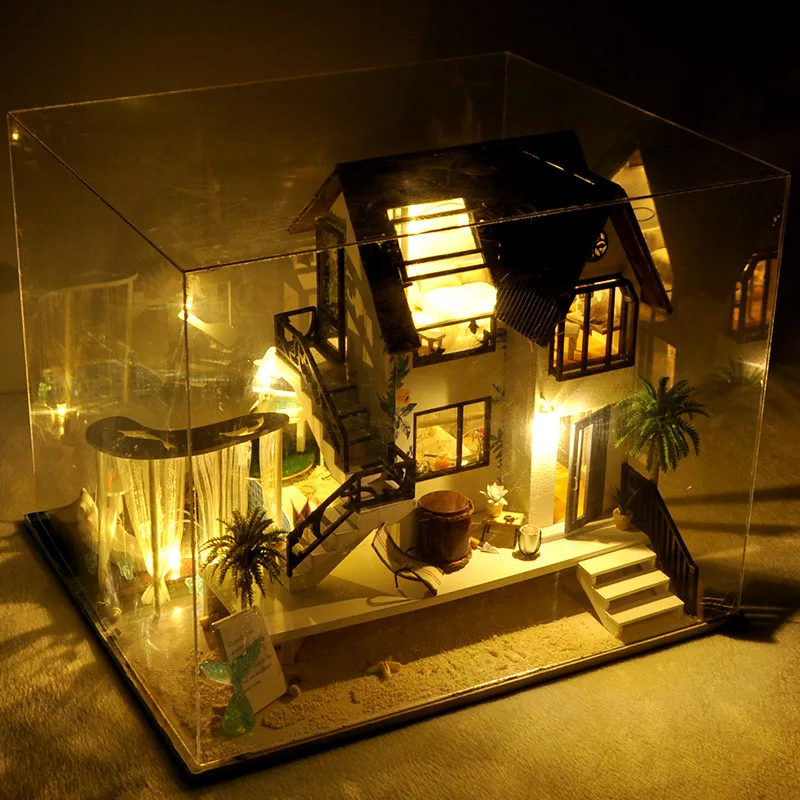 DIY Dollhouse With Furniture For Dolls Creative Mini World Doll European House Handmade House New Year Goods Young girl Gift
DIY Dollhouse With Furniture For Dolls Creative Mini World Doll European House Handmade House New Year Goods Young girl Gift