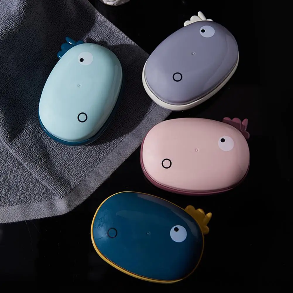 Soap Box Drainable PP Cartoon Waterproof Soap Case Container with Lid for Bathroom Portable Soap Dishes
Soap Box Drainable PP Cartoon Waterproof Soap Case Container with Lid for Bathroom Portable Soap Dishes
