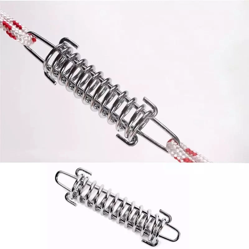 2pcs Camping Stainless Steel Wind Rope Buckle Spring Hook Tent Spring Tensioner
2pcs Camping Stainless Steel Wind Rope Buckle Spring Hook Tent Spring Tensioner