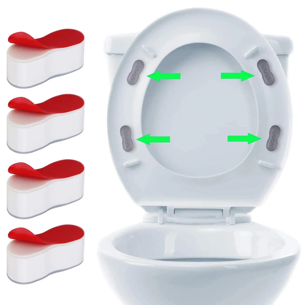 4PCS Toilet Seat Bumper Protection Pad Bathroom Buffer Shockproof Replacement Bumpers Strong Adhesive Protect Toilet Seat
4PCS Toilet Seat Bumper Protection Pad Bathroom Buffer Shockproof Replacement Bumpers Strong Adhesive Protect Toilet Seat