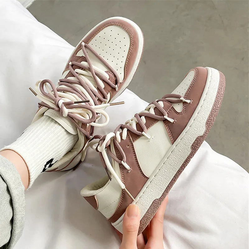 Termainoov Women Sneakers Lace Up Soft Casual Shoes Woman Sports Shoes Breathable New High Quality Fashion Flats
Termainoov Women Sneakers Lace Up Soft Casual Shoes Woman Sports Shoes Breathable New High Quality Fashion Flats