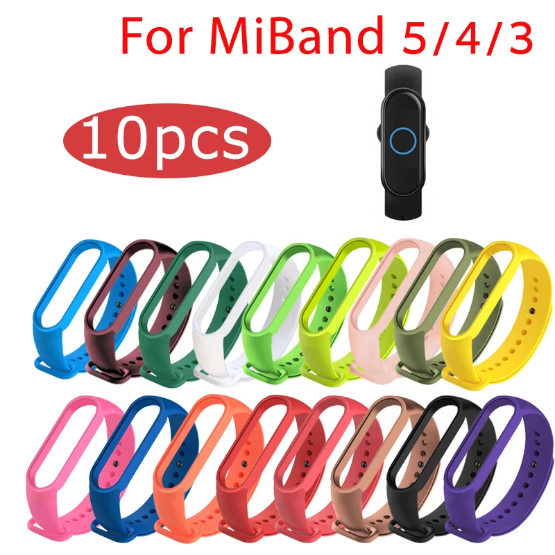 Ремешок на запястье для Xiaomi Mi Band 5 6 силиконовый браслет band 4 3|Смарт-аксессуары| |