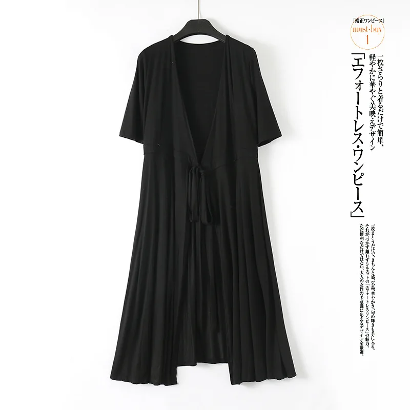 Temperament 2020 New Summer Women's Retro Fit Waistband V-neck Modal Middle Sleeve Sexy Elegant Dress Black Slim Dress Fashion
Temperament 2020 New Summer Women's Retro Fit Waistband V-neck Modal Middle Sleeve Sexy Elegant Dress Black Slim Dress Fashion
