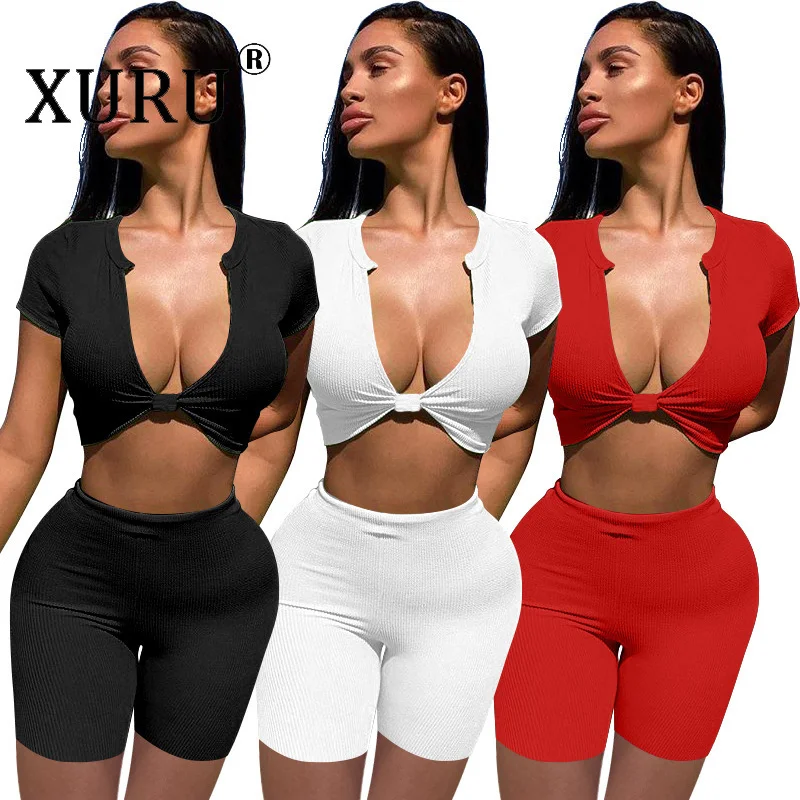 XURU Summer New Sexy High-waist Jumpsuit Two-piece European and American V-neck Short Jumpsuit
XURU Summer New Sexy High-waist Jumpsuit Two-piece European and American V-neck Short Jumpsuit