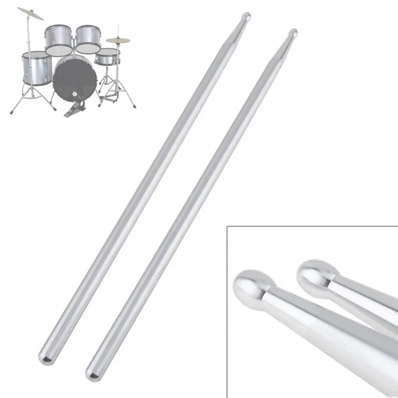 Musical Accessories Practical Jazz Drum Practicing Strength Endurance Exercises Aluminium Alloy Drum Sticks For Dumb
Musical Accessories Practical Jazz Drum Practicing Strength Endurance Exercises Aluminium Alloy Drum Sticks For Dumb