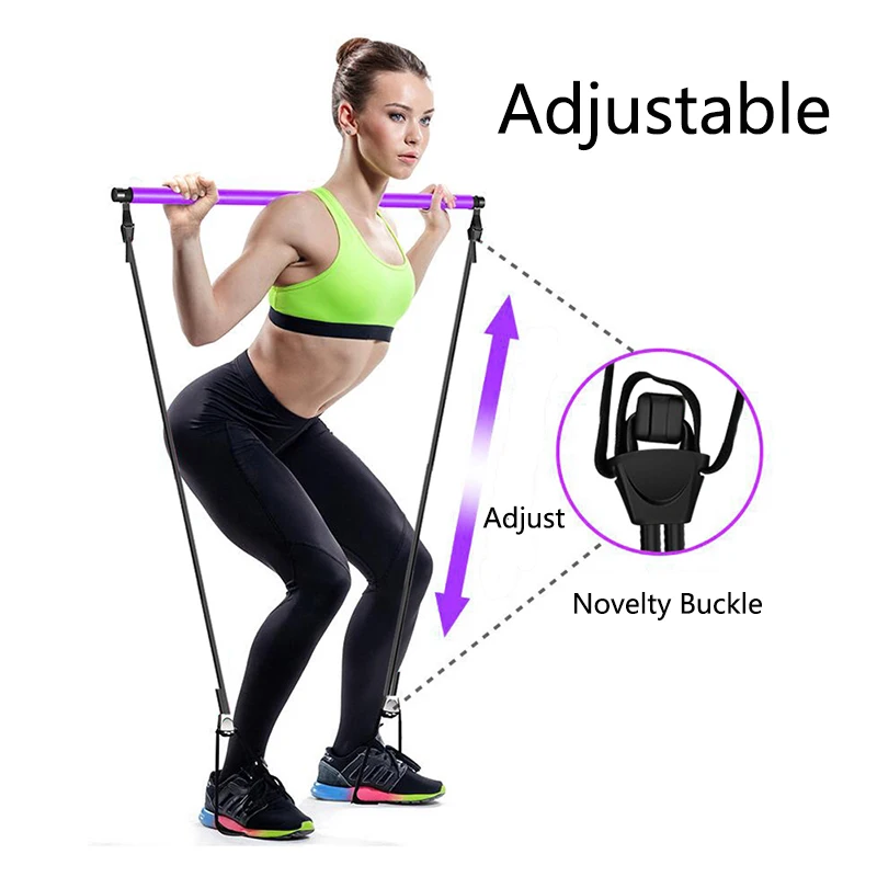 Amazon Adjustable portable steel weighted pilates exercise gym stick bar set kit muscle toning with foot loop resistance band
Amazon Adjustable portable steel weighted pilates exercise gym stick bar set kit muscle toning with foot loop resistance band