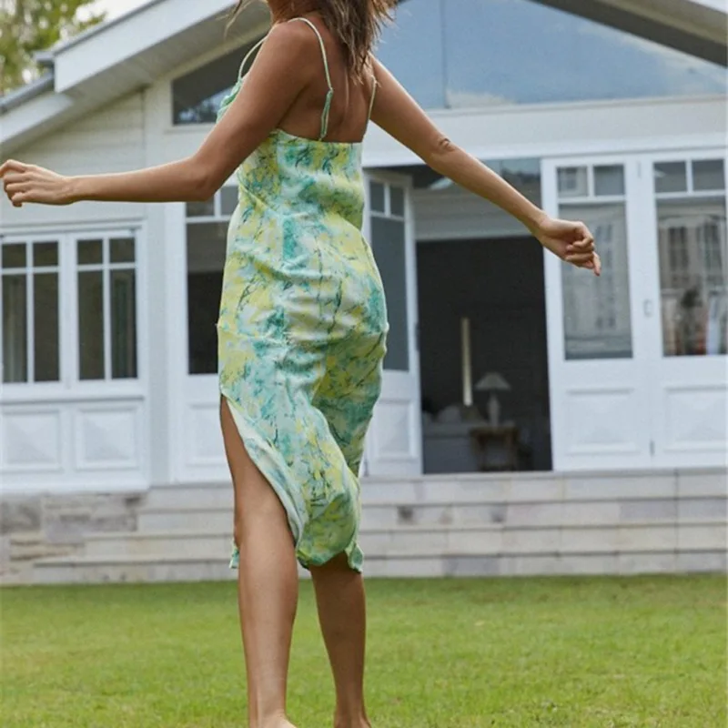 New Summer Fashion Sexy Square Collar Low Waist Irregular Casual Strap Dress Printed Split Belt Long Ladies Dresses KOIJ1
New Summer Fashion Sexy Square Collar Low Waist Irregular Casual Strap Dress Printed Split Belt Long Ladies Dresses KOIJ1