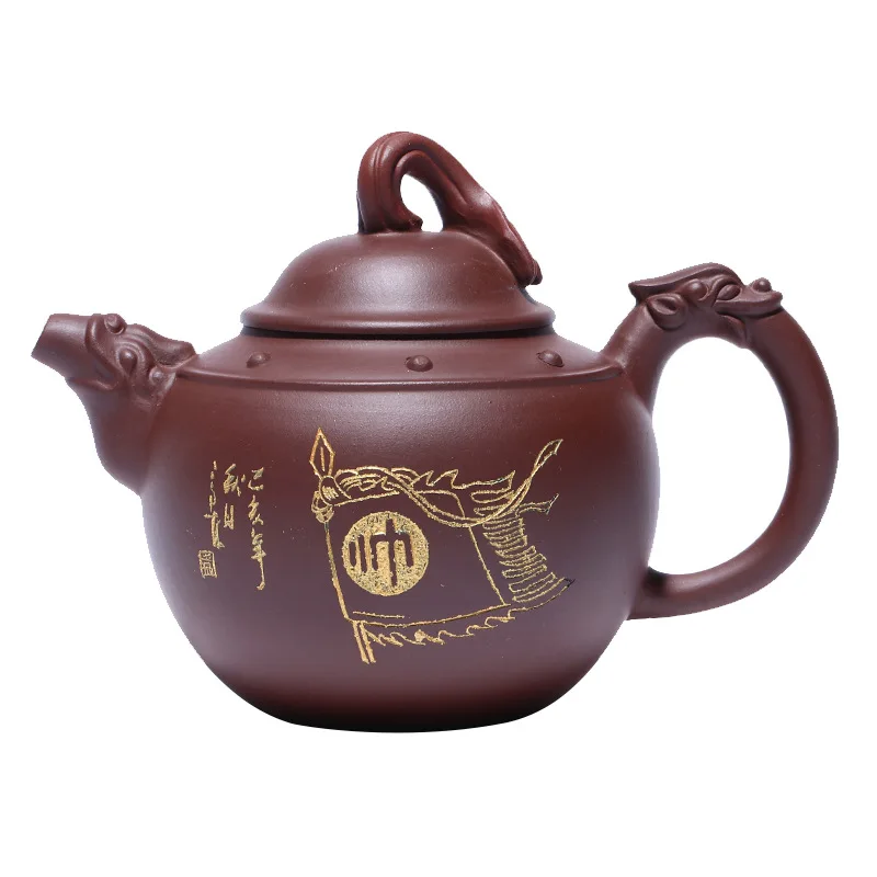 Yixing purple clay pot general pot master Zhou Guojun raw material purple clay handmade Kung Fu tea set goods
Yixing purple clay pot general pot master Zhou Guojun raw material purple clay handmade Kung Fu tea set goods