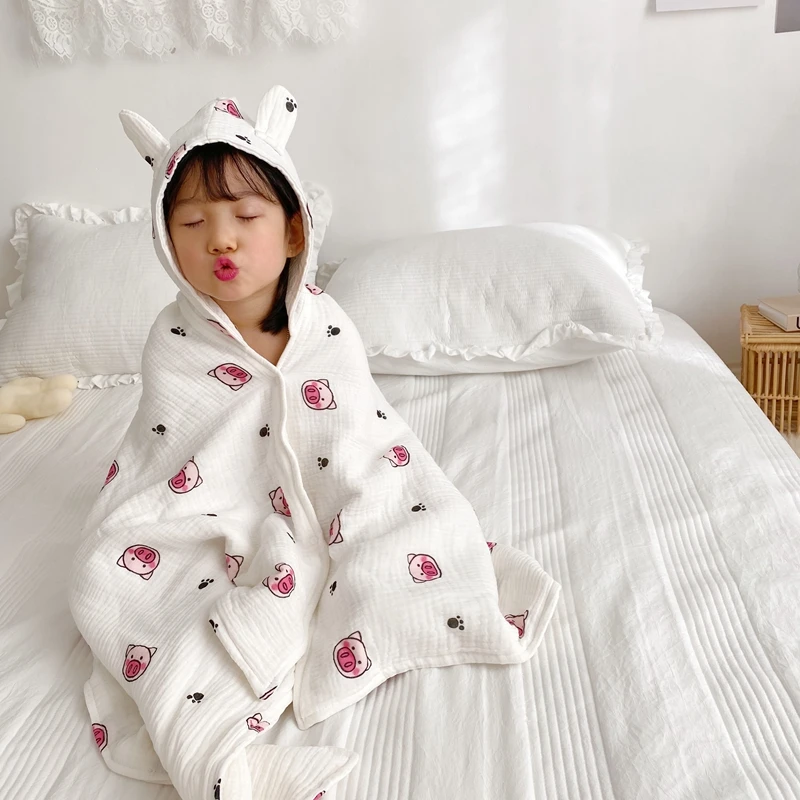 Cartoon Pig Kid Hooded Baby Towel Cotton Baby Bath Towel Bathrobe Cloak Baby Receiving Blanket Kids Bath Towel 70*140cm
Cartoon Pig Kid Hooded Baby Towel Cotton Baby Bath Towel Bathrobe Cloak Baby Receiving Blanket Kids Bath Towel 70*140cm