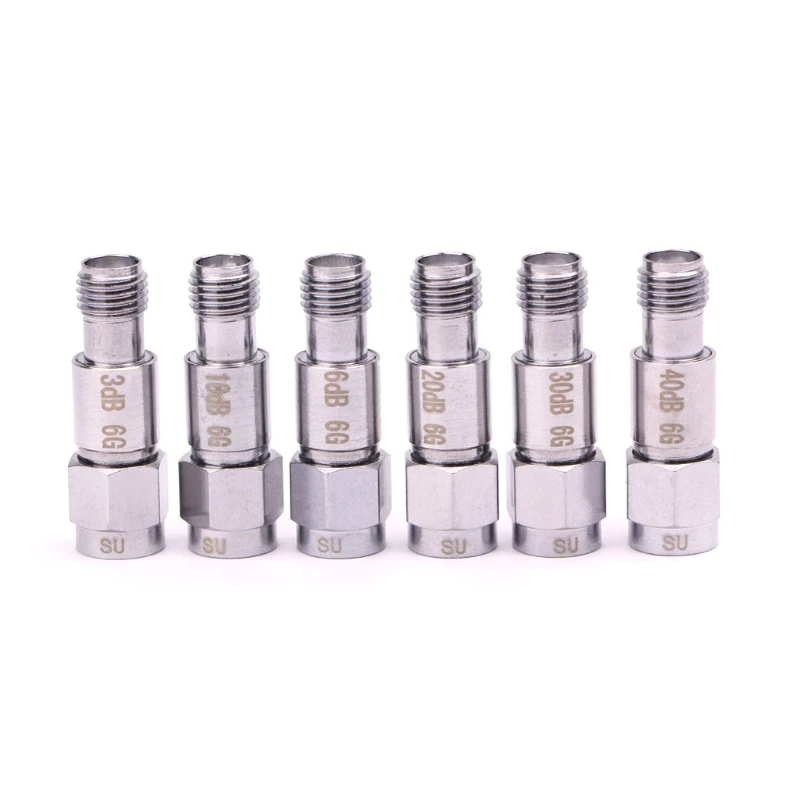 2W SMA DC-6GHz Coaxial Fixed Attenuators Frequency 6GHz SMA Fixed Connectors 50PB
2W SMA DC-6GHz Coaxial Fixed Attenuators Frequency 6GHz SMA Fixed Connectors 50PB