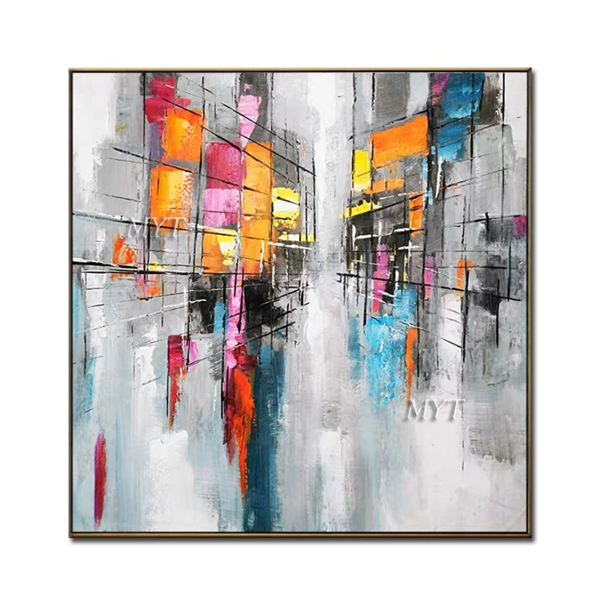 No Framed Hand Painted Abstract City Building Oil Painting On Canvas Art 100% Handmade Abstract Wall Art Home Wall Decoration P
No Framed Hand Painted Abstract City Building Oil Painting On Canvas Art 100% Handmade Abstract Wall Art Home Wall Decoration P