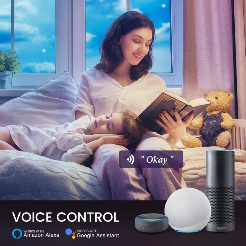 Умная светильник ПА Nite Bird с регулируемой яркостью, работает с Alexa Echo и Google Tmall Genie Smart Home, новинка
Умная светильник ПА Nite Bird с регулируемой яркостью, работает с Alexa Echo и Google Tmall Genie Smart Home, новинка