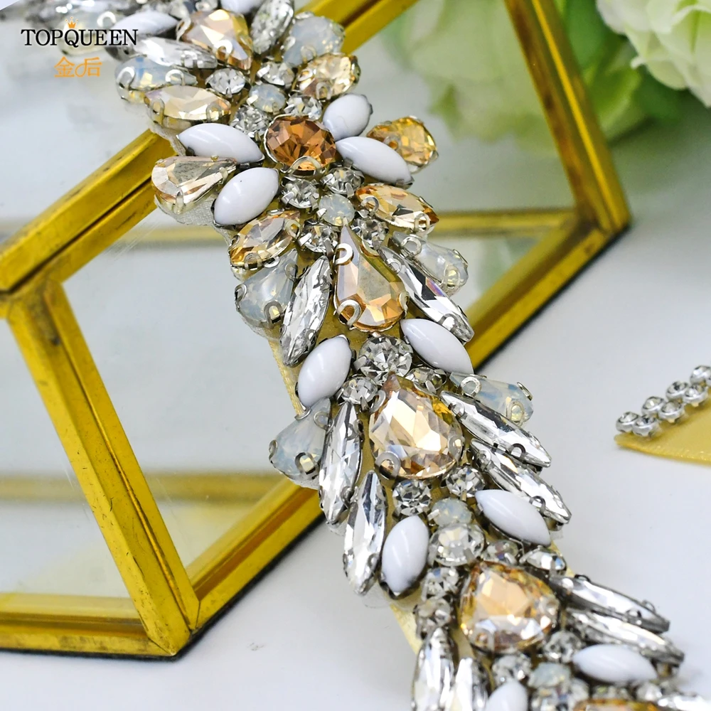 TOPQUEEN S476 Colorful Rhinestone Wedding Belts for Women Jeweled Belt for Bridesmaid Dress Opal Belt for Girlfriend Bridesmaid
TOPQUEEN S476 Colorful Rhinestone Wedding Belts for Women Jeweled Belt for Bridesmaid Dress Opal Belt for Girlfriend Bridesmaid