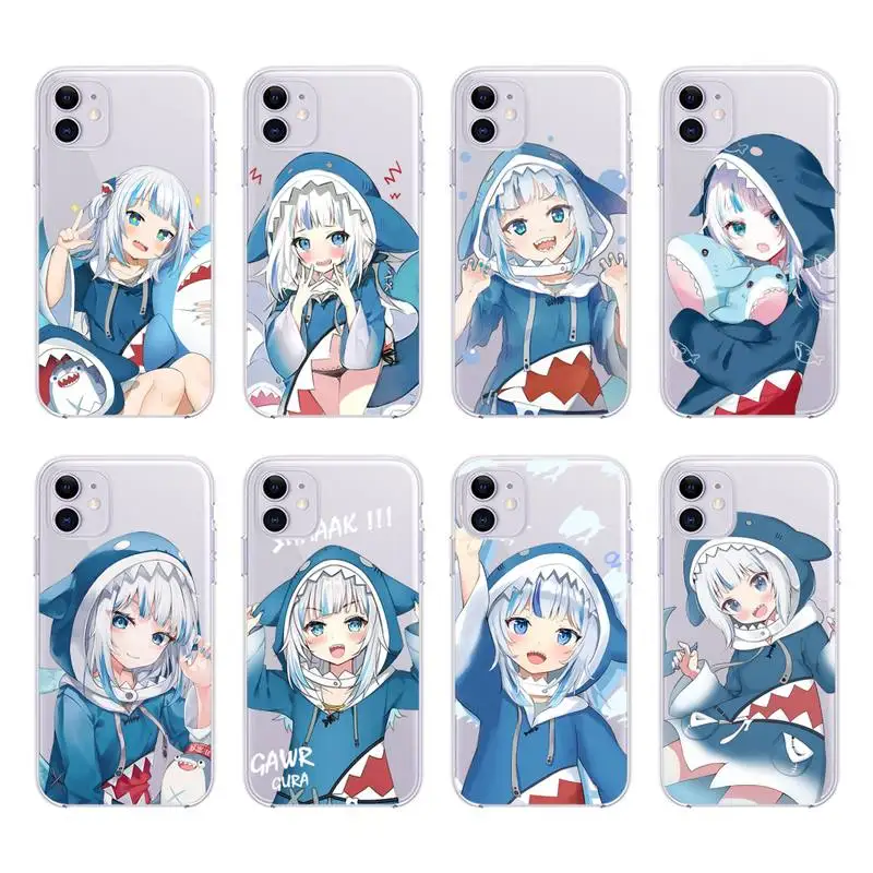 Hololive Gawr Gura Anime Shark Girl Phone Case For IPhone 13 Mini 12 11 Pro Max Xs X Xr 7 8 Plus Se 2020 Transparent Clear Coque
Hololive Gawr Gura Anime Shark Girl Phone Case For IPhone 13 Mini 12 11 Pro Max Xs X Xr 7 8 Plus Se 2020 Transparent Clear Coque