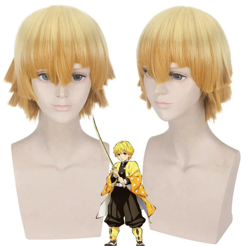 Agatsuma Zenitsu Wig Kimetsu no Yaiba Demon Slayer Cosplay Yellow Synthetic Heat Resistant Hair Agatsuma Zenitsu Cosplay wig
Agatsuma Zenitsu Wig Kimetsu no Yaiba Demon Slayer Cosplay Yellow Synthetic Heat Resistant Hair Agatsuma Zenitsu Cosplay wig