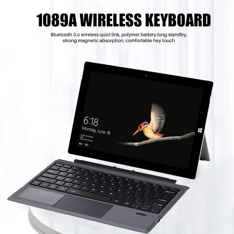 Wireless Bluetooth 3.0 Keyboard For Microsoft Surface Pro 3/4/5/6/7 Phone PC Laptop Gaming Keyboard Type C Charge Magnet Connect
Wireless Bluetooth 3.0 Keyboard For Microsoft Surface Pro 3/4/5/6/7 Phone PC Laptop Gaming Keyboard Type C Charge Magnet Connect