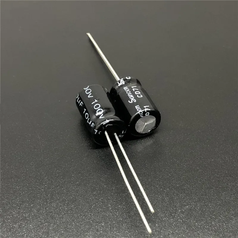 10 шт/100 мкФ 100V Sancon CD71 8x12 мм 100V10uF NP биполярный неполярный конденсатор|Конденсаторы|