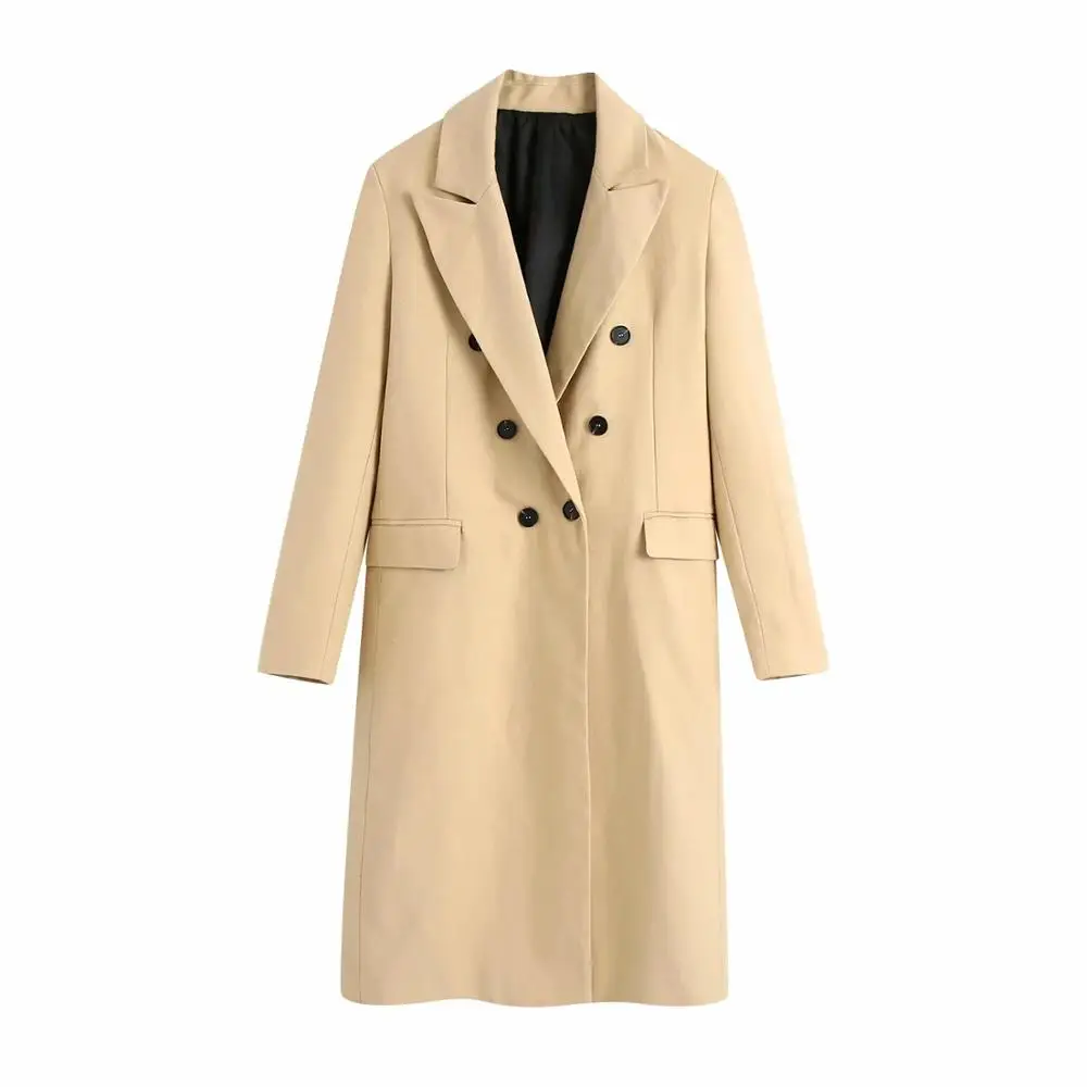 Za Women camel double-breasted coat Fitted coat with a lapel collar and long sleeves Front flap pockets Back vent at the hem
Za Women camel double-breasted coat Fitted coat with a lapel collar and long sleeves Front flap pockets Back vent at the hem