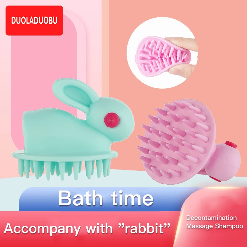 Cute Rabbit Silicone Head Body To Wash Clean Care Hair Root Itching Scalp Massage Comb Shower Brush Bath Spa Baby Shampoo Brush
Cute Rabbit Silicone Head Body To Wash Clean Care Hair Root Itching Scalp Massage Comb Shower Brush Bath Spa Baby Shampoo Brush