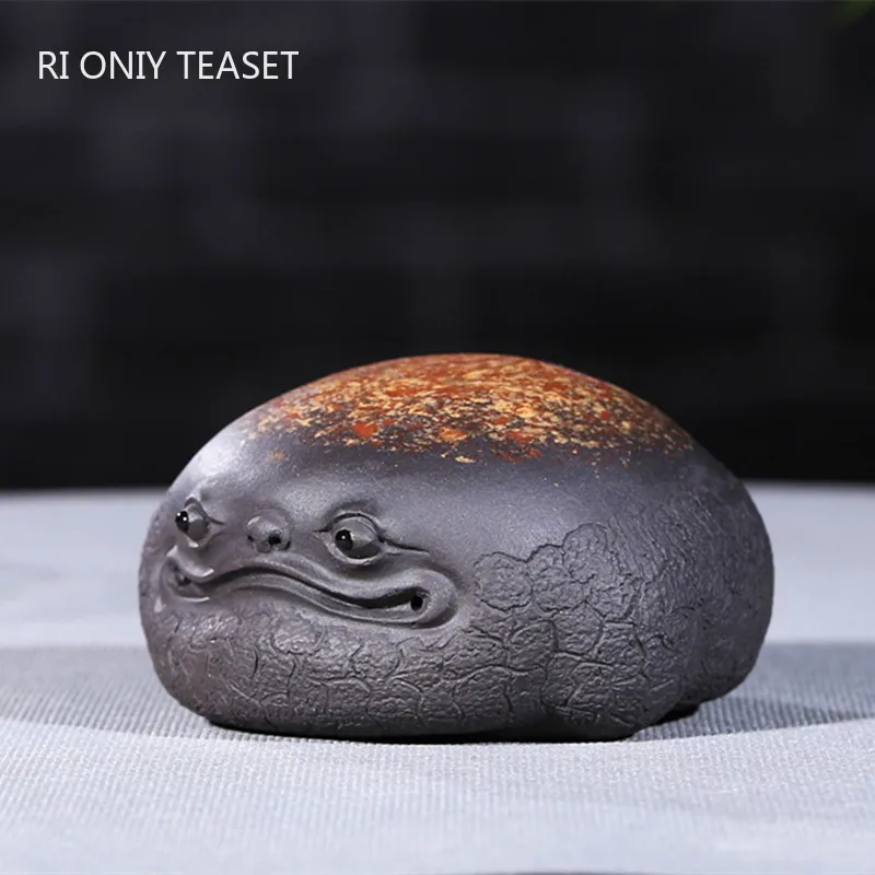 Chinese Yixing Purple Clay Tea Pet Ornaments Handmade Animal Statue Tea Figurine Crafts Sculpture Tea Set Decoration Gifts
Chinese Yixing Purple Clay Tea Pet Ornaments Handmade Animal Statue Tea Figurine Crafts Sculpture Tea Set Decoration Gifts