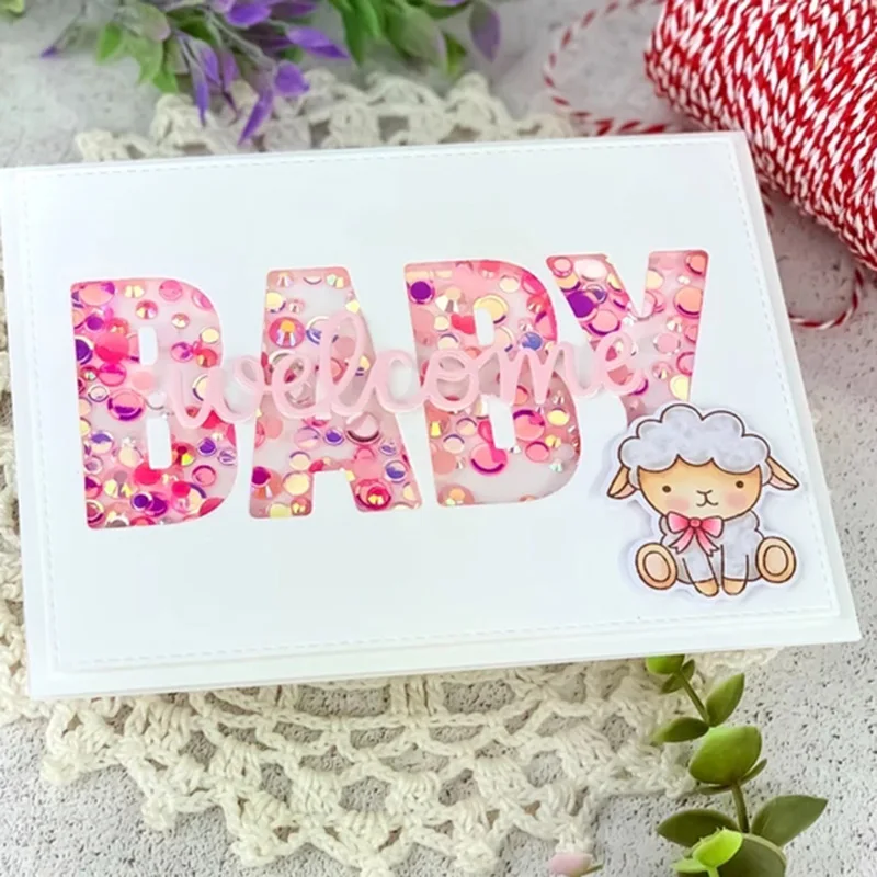 JC Metal Cutting Dies and Rubber Stamps BABY Sheep Letters for Scrapbooking Craft Stencil Card Making Album Sheet 2019 Die Cut
JC Metal Cutting Dies and Rubber Stamps BABY Sheep Letters for Scrapbooking Craft Stencil Card Making Album Sheet 2019 Die Cut