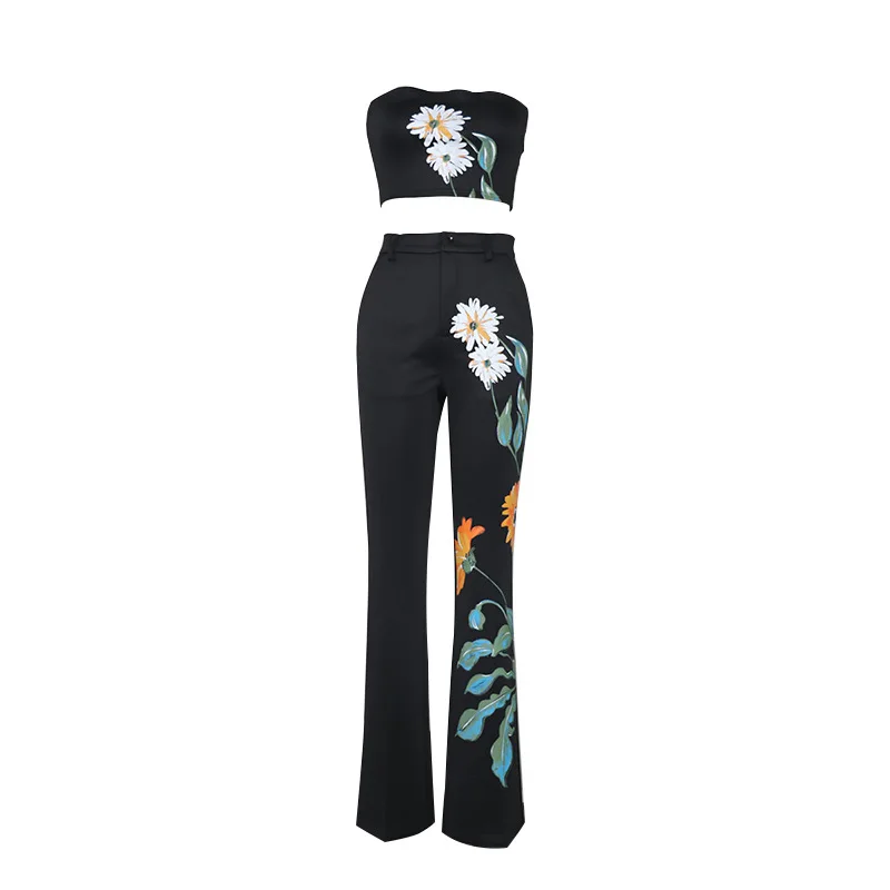 Womens Set vintage Printed 2021 Trench Coat With Crop Tank And Flower Print Long Pants 3 Piece Sets Fashion Women Sets Clothes
Womens Set vintage Printed 2021 Trench Coat With Crop Tank And Flower Print Long Pants 3 Piece Sets Fashion Women Sets Clothes