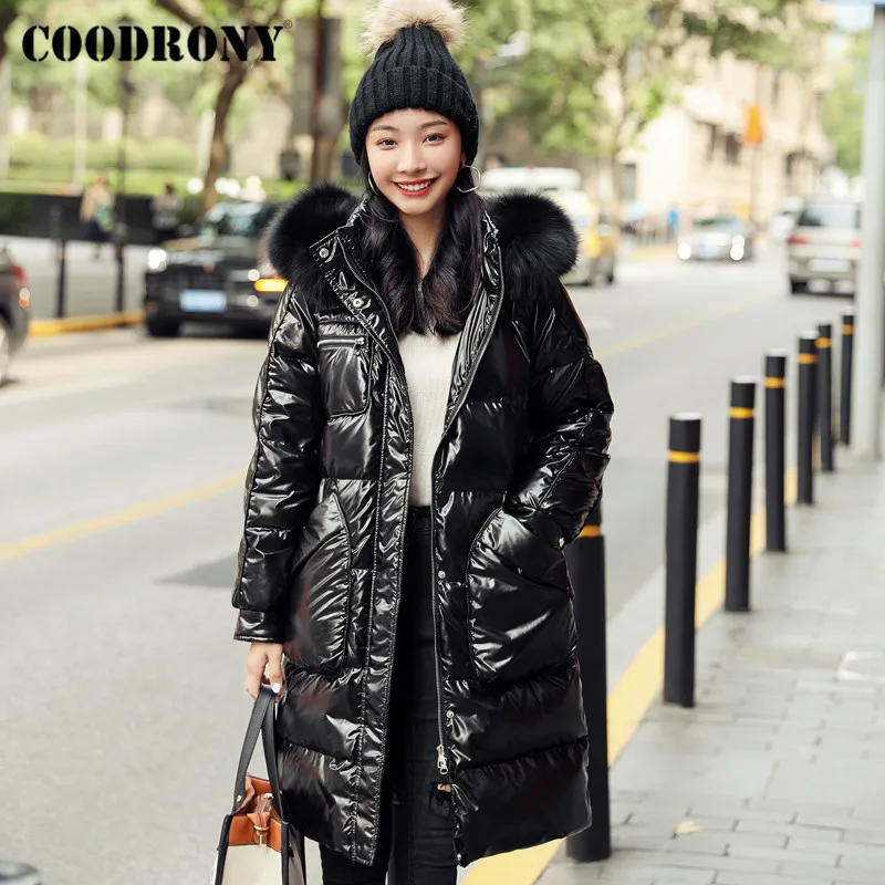 COODRONY Brand New 2020 Elegant Windproof Warm Female Coats Streetwear Real Fox Collar Hooded Women's Winter Down Jackets W9019
COODRONY Brand New 2020 Elegant Windproof Warm Female Coats Streetwear Real Fox Collar Hooded Women's Winter Down Jackets W9019