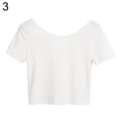 Women Sexy Scoop Neck Crop Tops Short Sleeve Midriff Casual Blouse T-Shirt Women Top Blouse T-Shirt Casual Top Blouse T-Shirt Wo
Women Sexy Scoop Neck Crop Tops Short Sleeve Midriff Casual Blouse T-Shirt Women Top Blouse T-Shirt Casual Top Blouse T-Shirt Wo