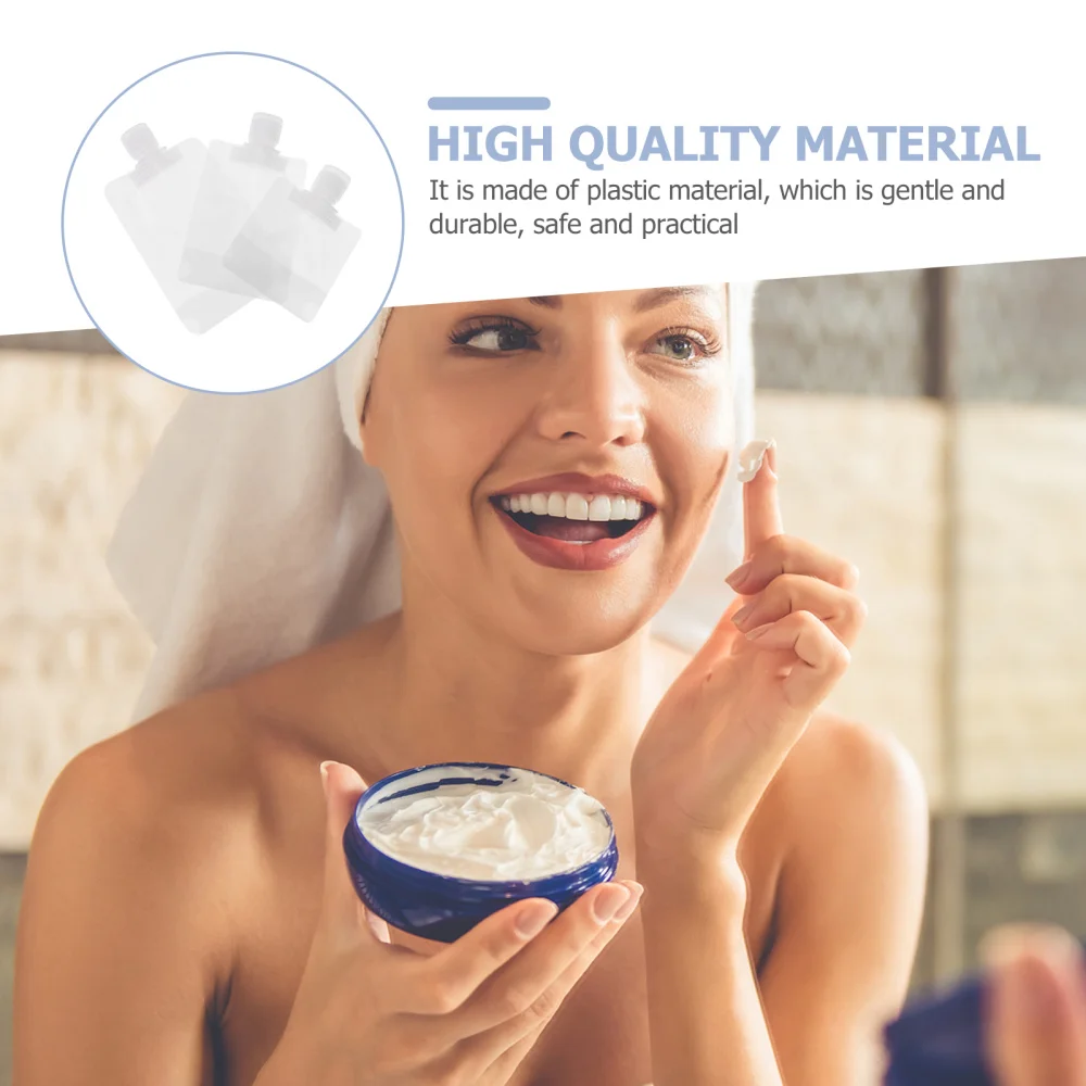 24Pcs Refillable Portable Lotion Bag Cosmetic Subpackage Bag Travel Pouch White
24Pcs Refillable Portable Lotion Bag Cosmetic Subpackage Bag Travel Pouch White