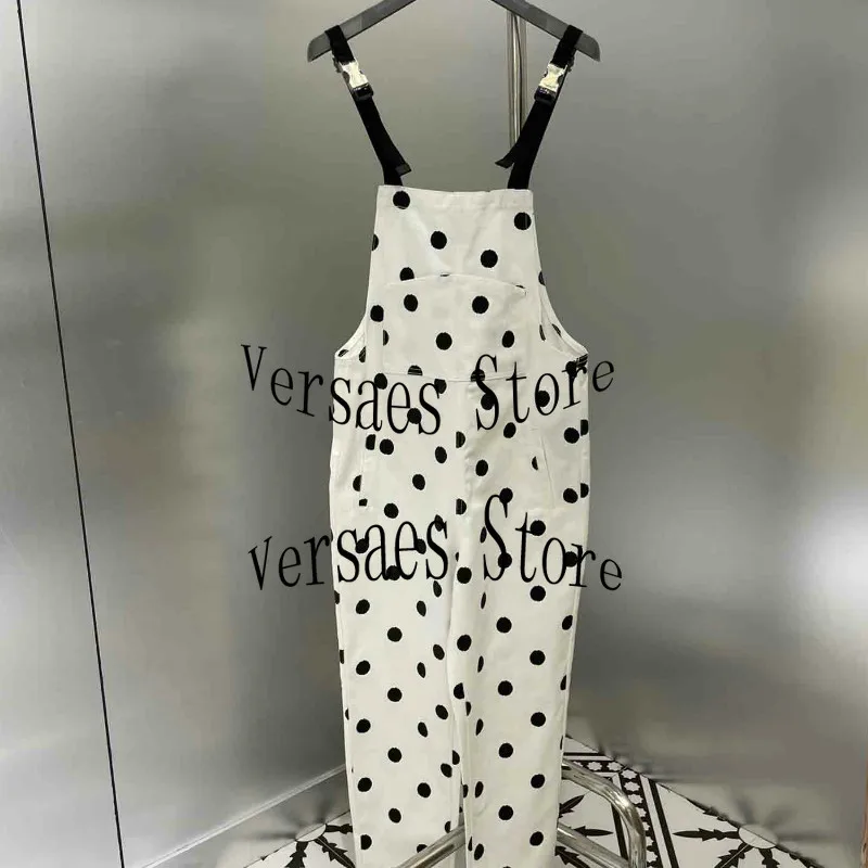 luxury design wave dot printing fashion women's pants versatile casual nylon ribbon trend strap wide leg pants one-piece pants
luxury design wave dot printing fashion women's pants versatile casual nylon ribbon trend strap wide leg pants one-piece pants
