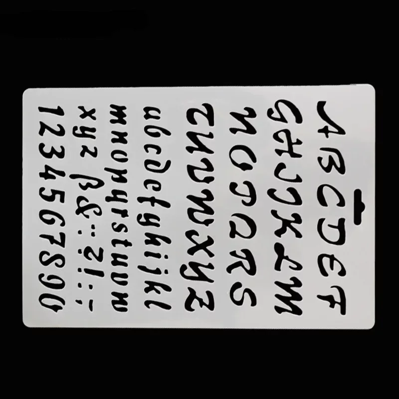 Lettering Stencils, Letter and Number Stencil, Painting Paper Craft Alphabet and Number Stencils 
Lettering Stencils, Letter and Number Stencil, Painting Paper Craft Alphabet and Number Stencils