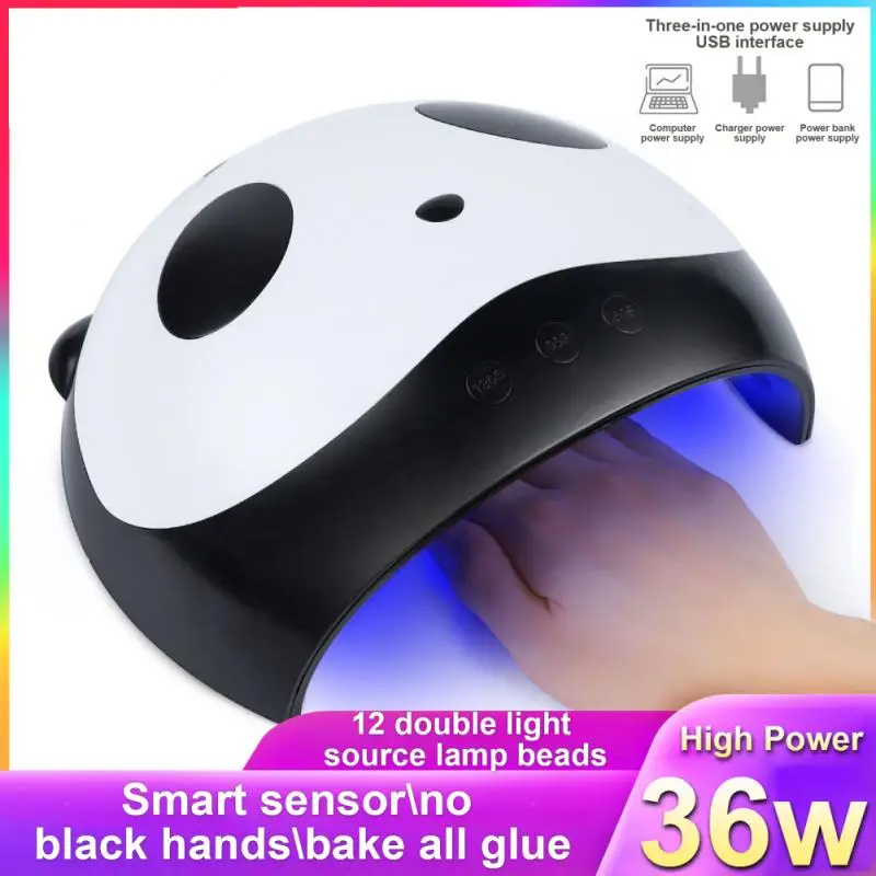 Panda LED Lamp Nail Dryer 36W Intelligent Sensor Phototherapy Lamp USB Manicure Nail Lamp UV Gel Varnish Nail Drying Nail Art
Panda LED Lamp Nail Dryer 36W Intelligent Sensor Phototherapy Lamp USB Manicure Nail Lamp UV Gel Varnish Nail Drying Nail Art