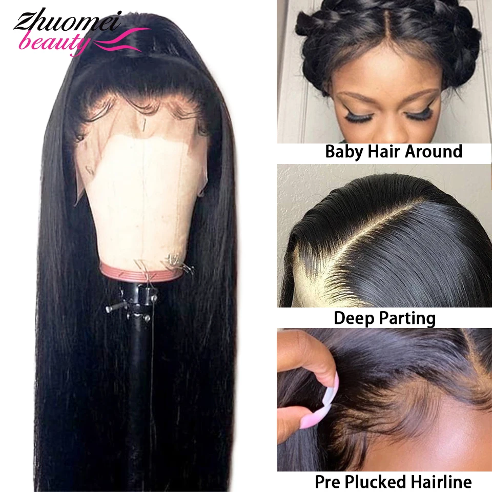 13x4 Straight Human Hair Wigs HD PrePlucked Brazilian Human Hair Wigs 30 32 34 36 38 40Inch Lace Front Human Hair Wigs For Women
13x4 Straight Human Hair Wigs HD PrePlucked Brazilian Human Hair Wigs 30 32 34 36 38 40Inch Lace Front Human Hair Wigs For Women
