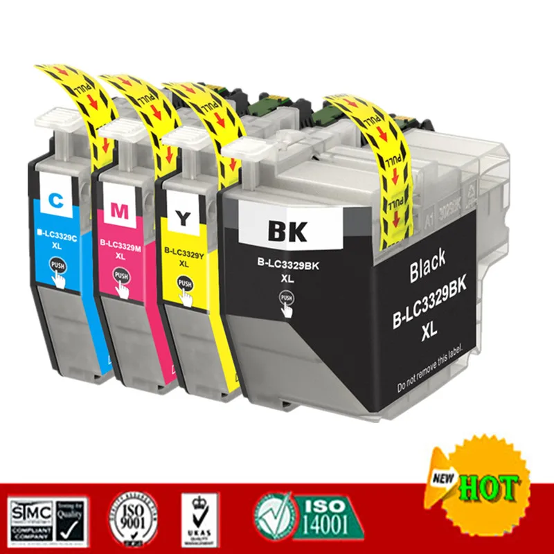 Совместимый чернильный картридж для Brother LC3329 LC3329XL, подходит для смартфонов Brother MFC-J5930DW и т. Д.
Совместимый чернильный картридж для Brother LC3329 LC3329XL, подходит для смартфонов Brother MFC-J5930DW и т. Д.